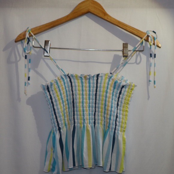 Wild Fable Striped Crop Top - Picture 2 of 3